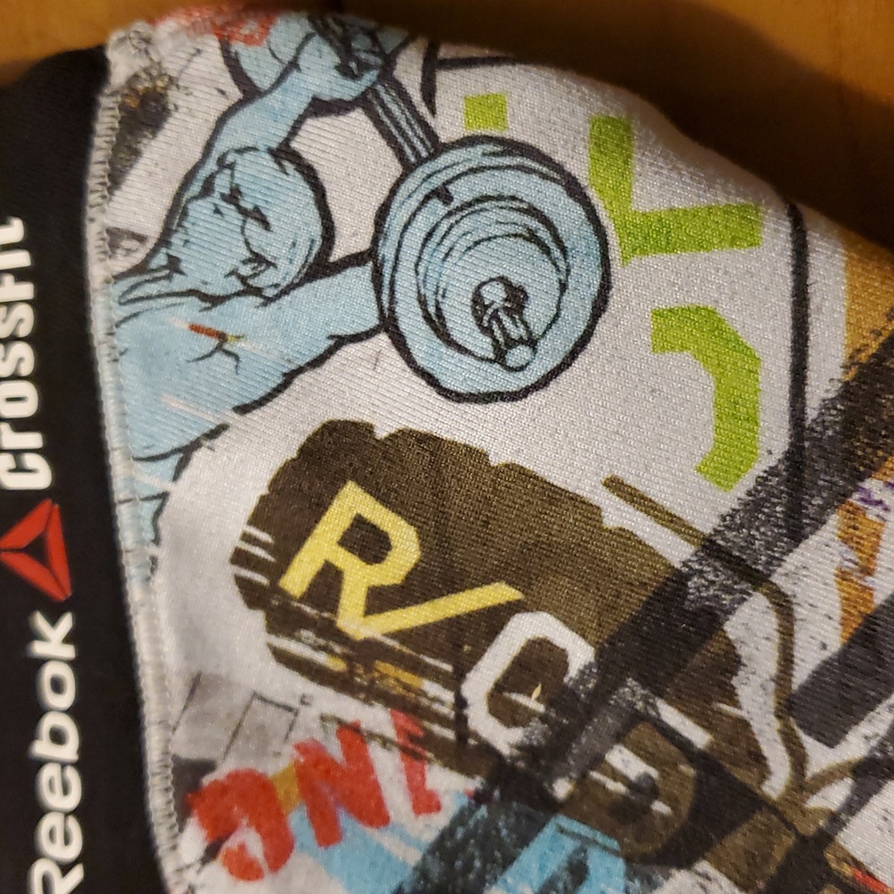 🩵 Reebok Multicolor Graphic Sports Bra - Picture 4 of 4